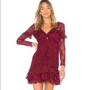 For Love & Lemons NWOT Daphne Lace mini dress